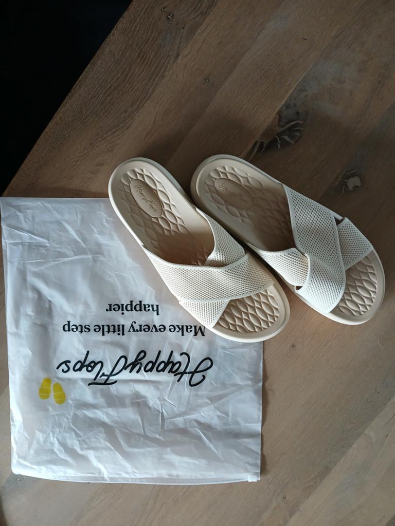 Happy Flops sandalen maat 42, Kleding | Dames, Schoenen, Beige, Nieuw, Happy Flops, Sandalen of Muiltjes