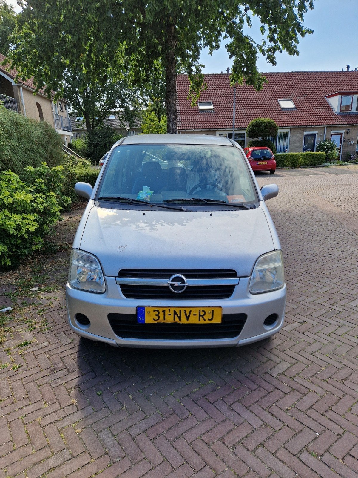Opel Agila 1.2 I 16V 2004 Grijs, Voorwielaandrijving, Stof, Origineel Nederlands, Handgeschakeld