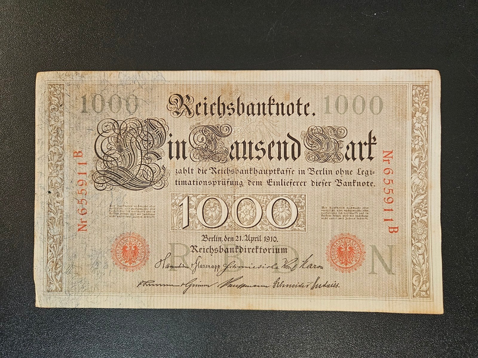 Duitsland pick 44a 1910, Ophalen of Verzenden, Duitsland, Los biljet
