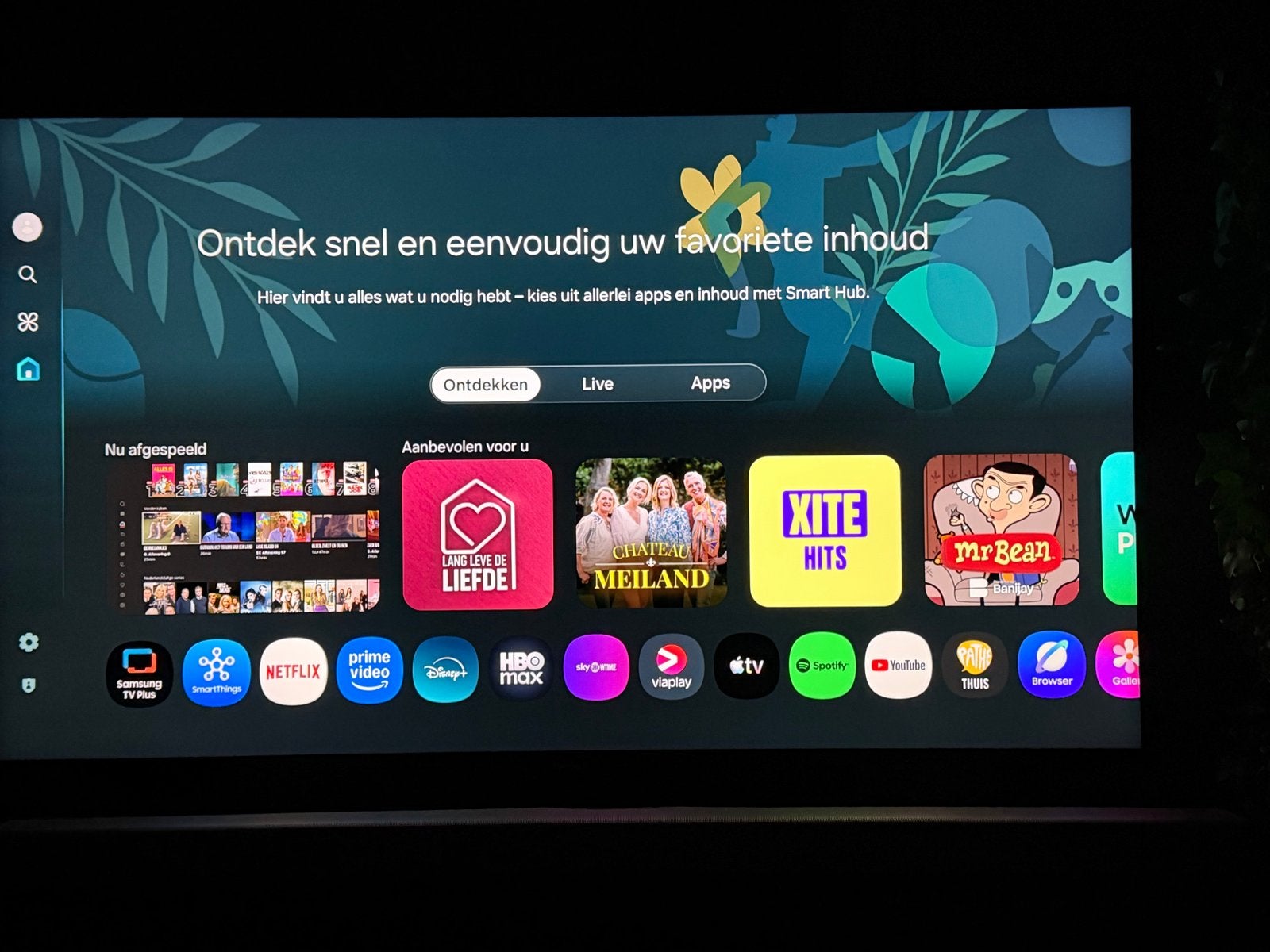 Samsung 43" Crystal UHD CU7100 Smart TV met afstandsbedienin, Ophalen, LED, 50 Hz, Zo goed als nieuw