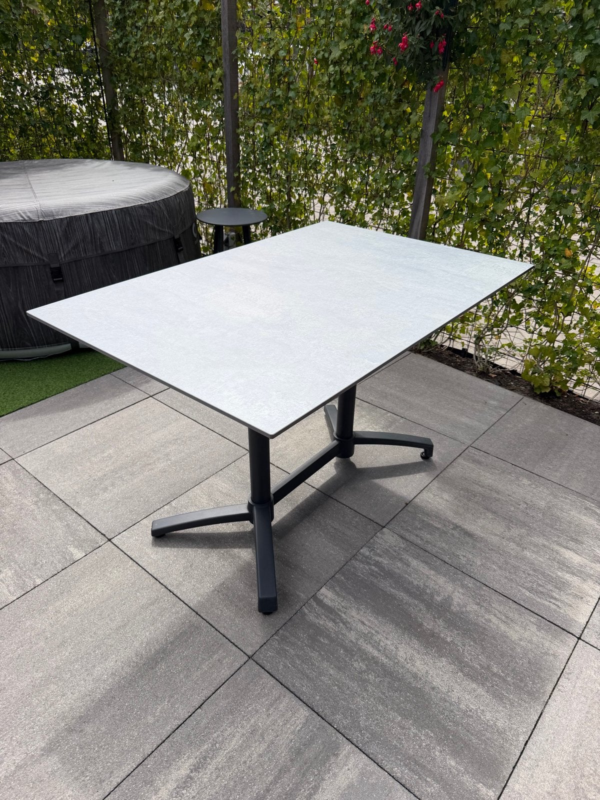 Bellagio Klapbare Tuin Tafel - Rechthoekig & Modern, Tuin en Terras, Ophalen, Zo goed als nieuw, Rechthoekig, Overige materialen