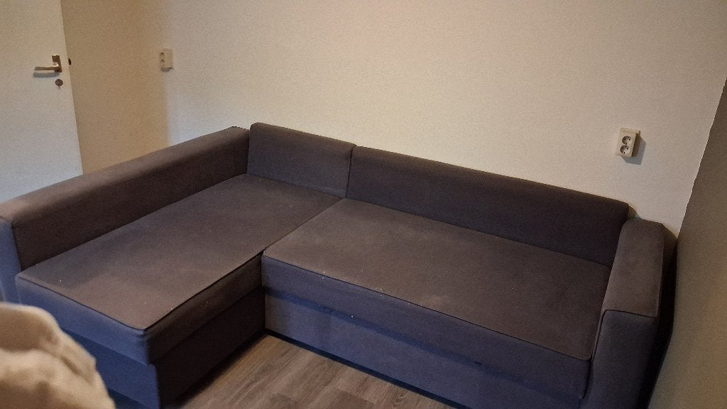 Bedbank, Ophalen, Gebruikt, 150 tot 200 cm, Hoekbank
