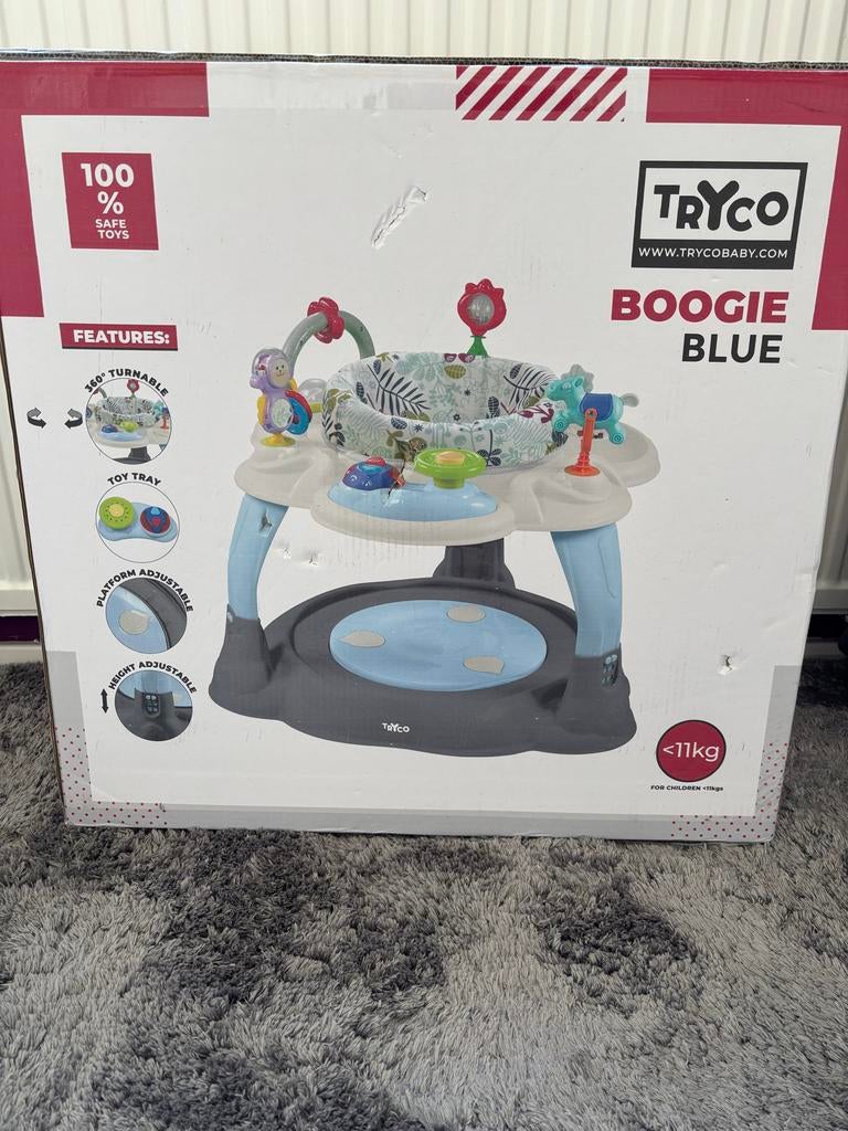 Tryco Boogie Blue Baby Activiteitencentrum, Kinderen en Baby's, Speelgoed | Babyspeelgoed, Ophalen, Zo goed als nieuw, Overige typen