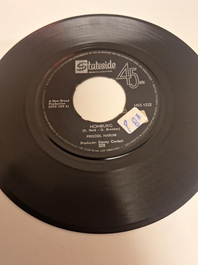 Procul Harum - Homburg, 1967., Verzenden, 7 inch, Poprock