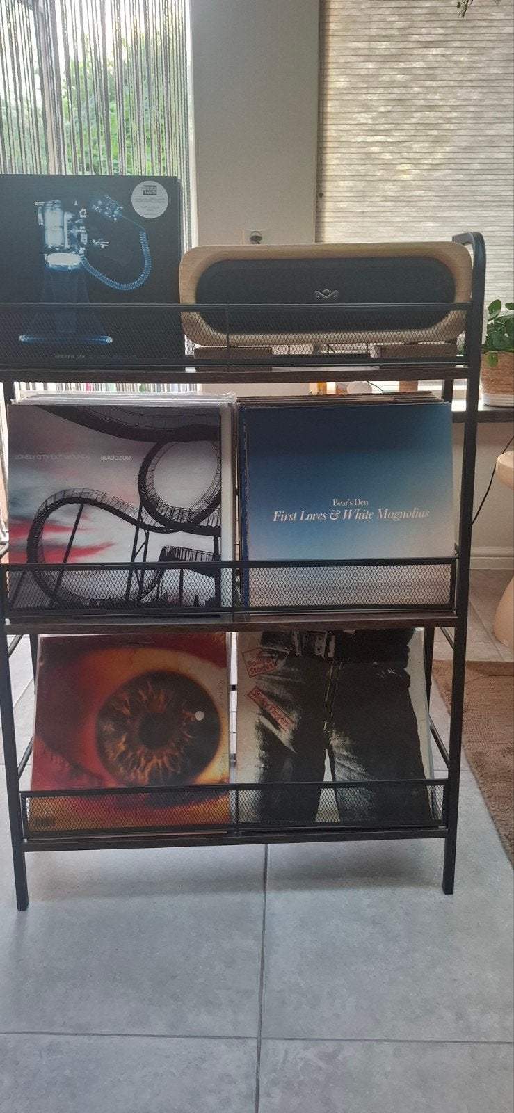 Platenrek / Opbergrek voor LP's - Industrieel Design, Huis en Inrichting, Kasten | Overige, Ophalen