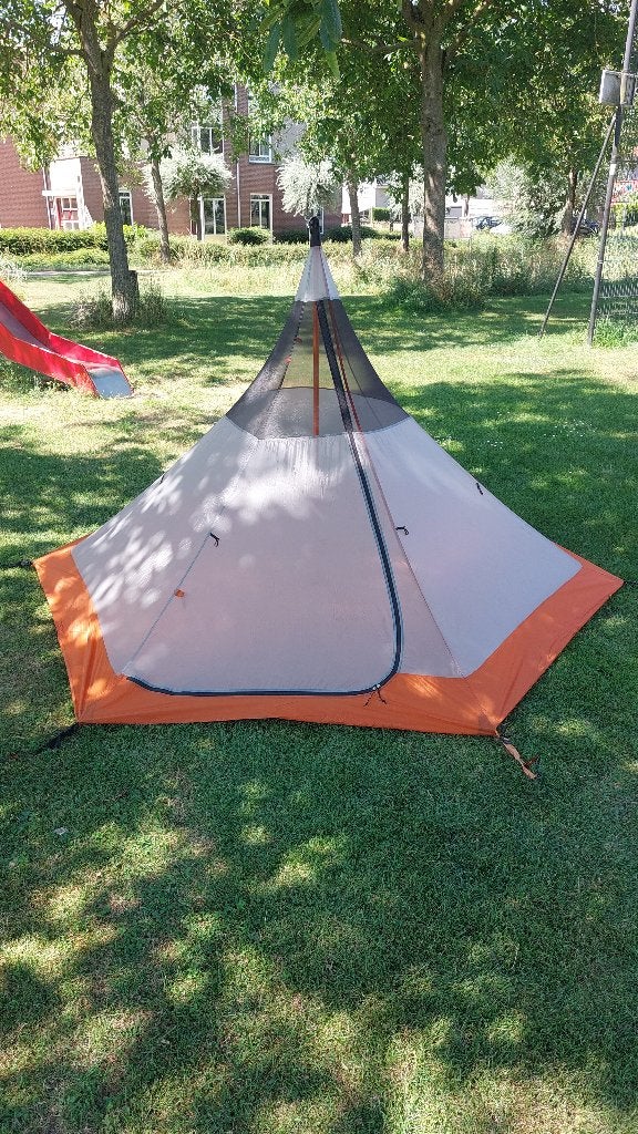 Nigor WickiUp 3 lichtgewicht piramidetent, Caravans en Kamperen, Ophalen, Gebruikt, Tot en met 3