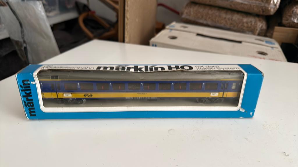 Märklin HO NS Wagon 4164 in originele doos, Hobby en Vrije tijd, Modeltreinen | H0, Wisselstroom, Wagon, Ophalen of Verzenden