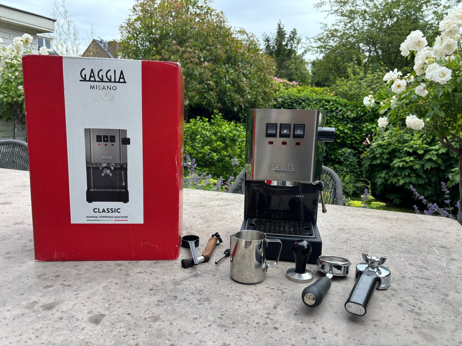 Gaggia Classic Espresso Machine - Zeer goede staat, Ophalen of Verzenden, Zo goed als nieuw, Espresso apparaat, Gemalen koffie