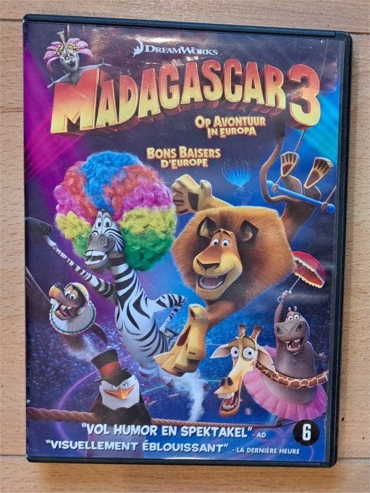 Madagascar 3, Alle leeftijden, Ophalen of Verzenden, Zo goed als nieuw, Amerikaans