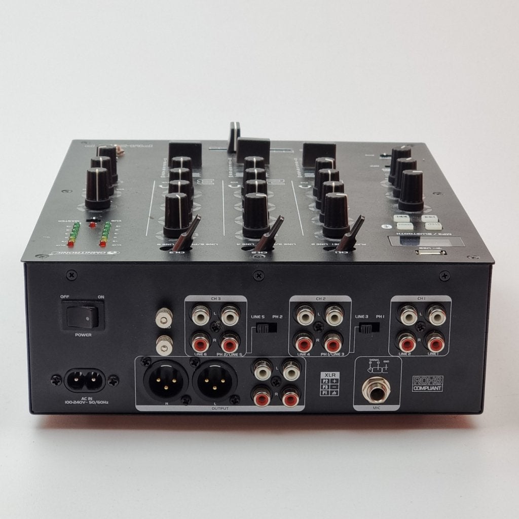 Omnitronic PM-322P DJ Mixer | Nette Staat, Flex Ltd., Zo goed als nieuw, https://flex.com/contact-us, Nobelstraat 10, 5807 GA Oostrum LB, Limburg, Nederland