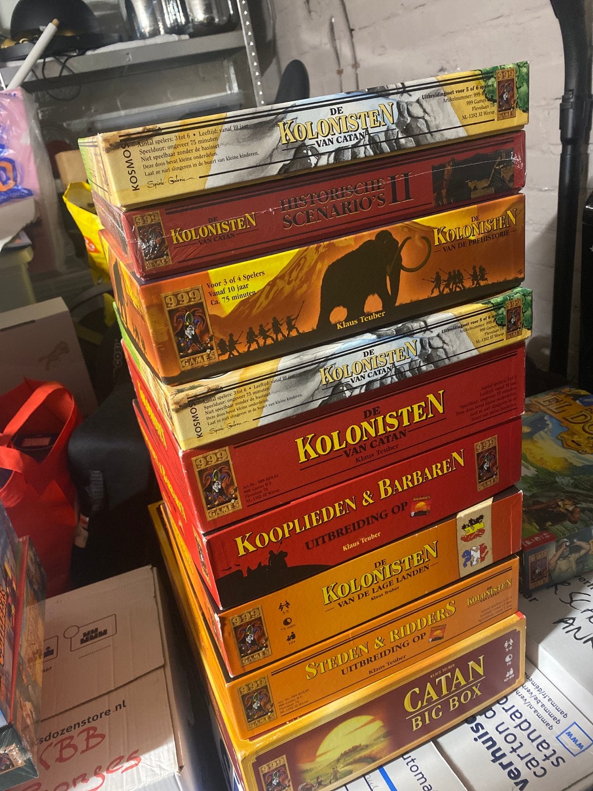 Diverse Catan spellen en uitbreidingen, Hobby en Vrije tijd, Drie of vier spelers, Ophalen of Verzenden, Gebruikt