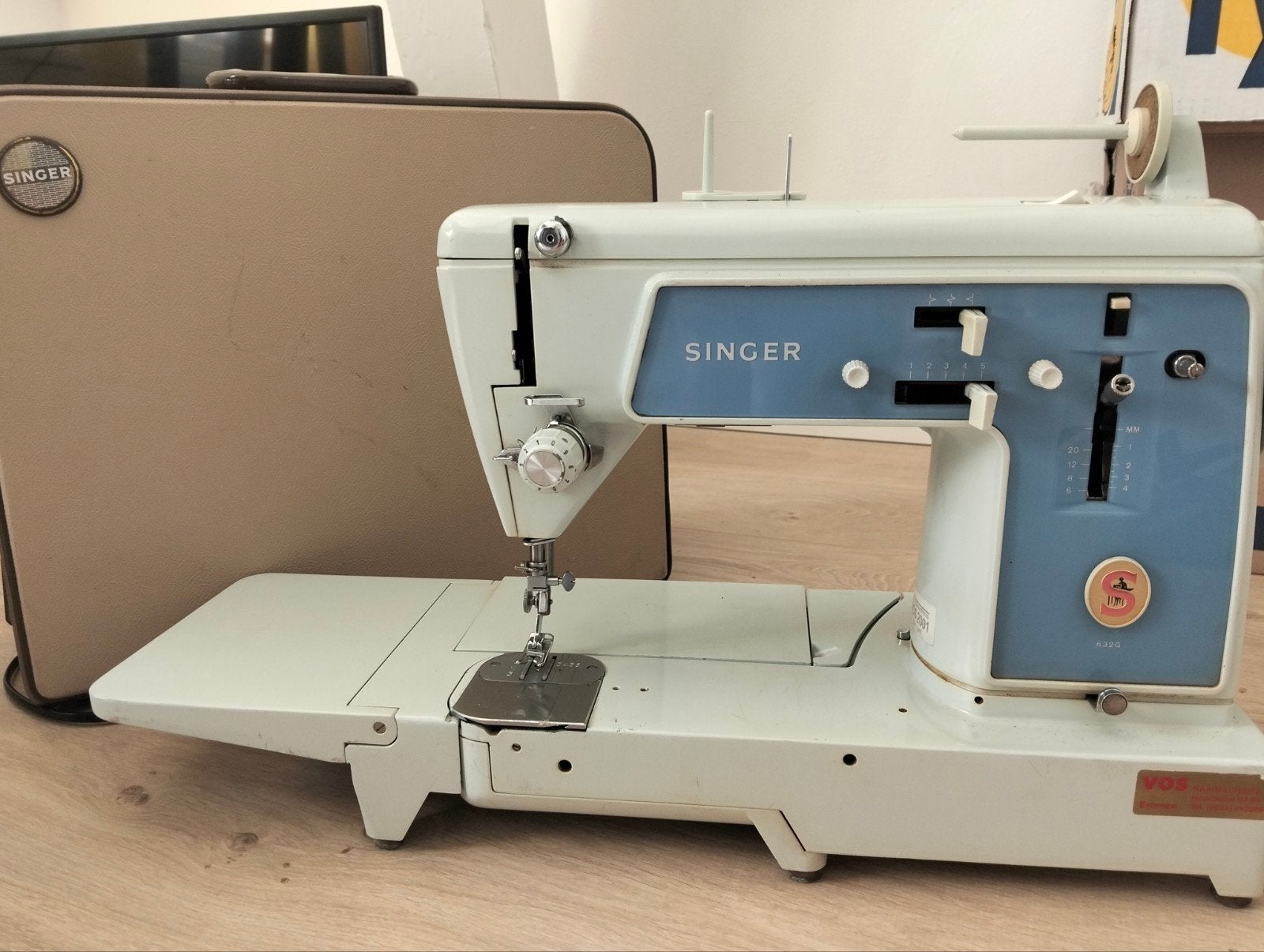 Singer 632G Naaimachine Jaren '60 - Mechanisch Perfect, Ophalen, Gebruikt, Naaimachine, Singer