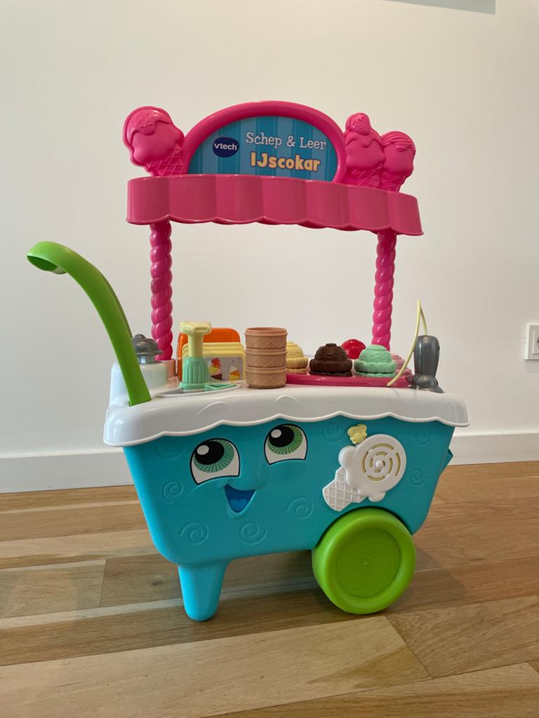 Vtech Schep & Leer IJscokar - Geluidjes defect, Kinderen en Baby's, Speelgoed | Vtech, Ophalen, Gebruikt, 2 tot 4 jaar