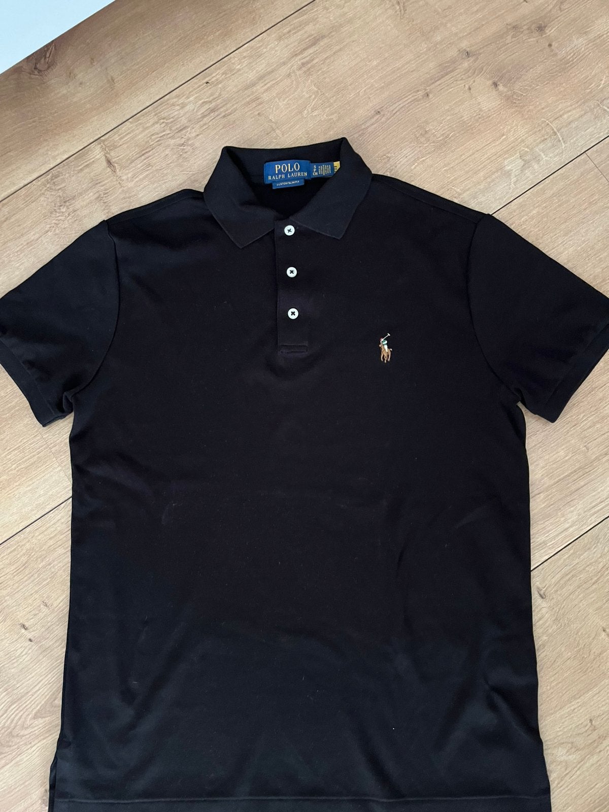 Nieuwe Ralph Laurens polo, S, stretch, Ophalen of Verzenden, Nieuw, Zwart