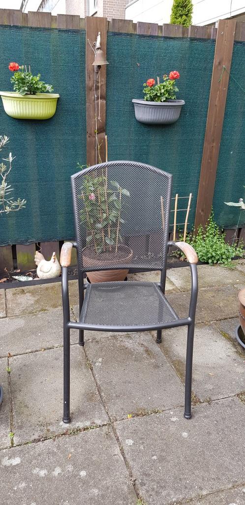 Tuinstoelen, Tuin en Terras, Tuinstoelen, Ophalen, Gebruikt, Metaal, Stapelbaar