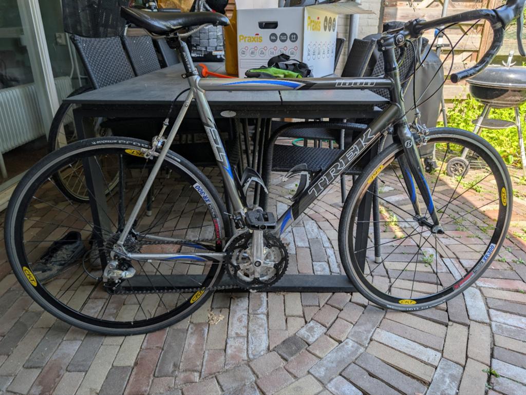 Trek 1000 racefiets, Fietsen en Brommers, Fietsen | Racefietsen, 28 inch, Gebruikt, Aluminium, 15 tot 20 versnellingen