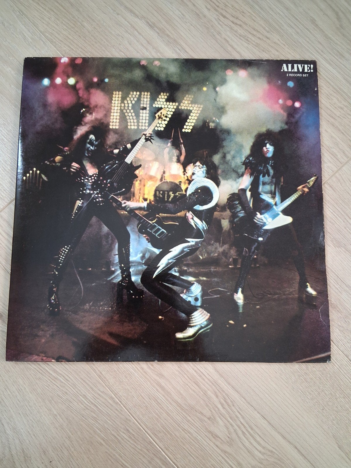 KISS - Alive! (1975) dubbel-LP, originele persing, Cd's en Dvd's, Vinyl | Rock, Gebruikt, Hard Rock, Ophalen of Verzenden, 12 inch