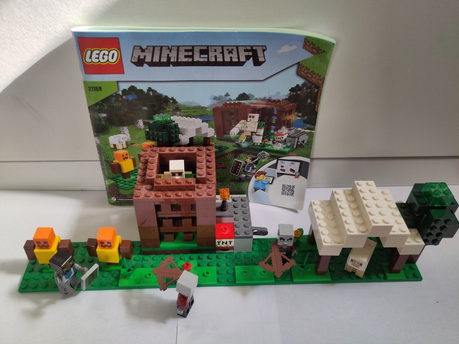 LEGO Minecraft 21159 De Plunderaars Buitenpost, Kinderen en Baby's, Speelgoed | Bouwstenen, Gebruikt, Overige merken, Ophalen