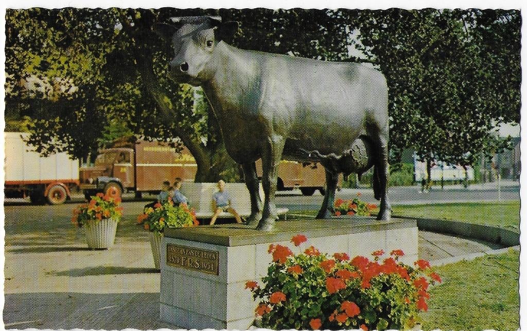 Sus661 Ongelopen oude ansichtkaart us mem leeuwarden, Ophalen of Verzenden, 1960 tot 1980, Gelopen, Friesland