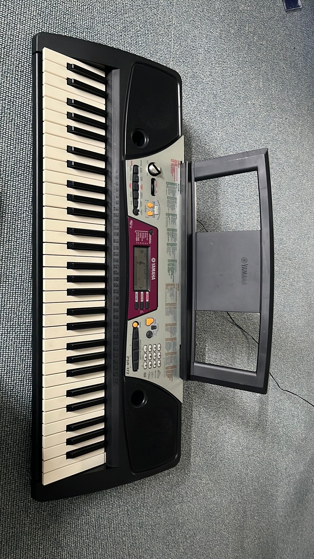 Yamaha PSR-172 keyboard - zgan, Muziek en Instrumenten, Keyboards, Ophalen, Zo goed als nieuw, 61 toetsen, Yamaha