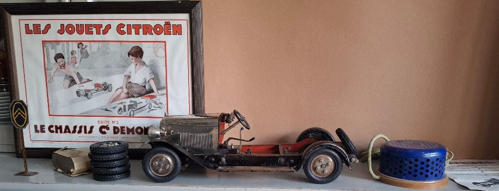Les Jouets- André Citroën- C6-Le Chassis Demontable- auto, Antiek en Kunst, Ophalen of Verzenden
