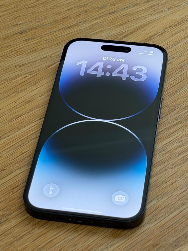 Erg Mooie iPhone 14 Pro Black 128GB, 100% batterijconditie!, Apple, ., Zwart, Ophalen of Verzenden