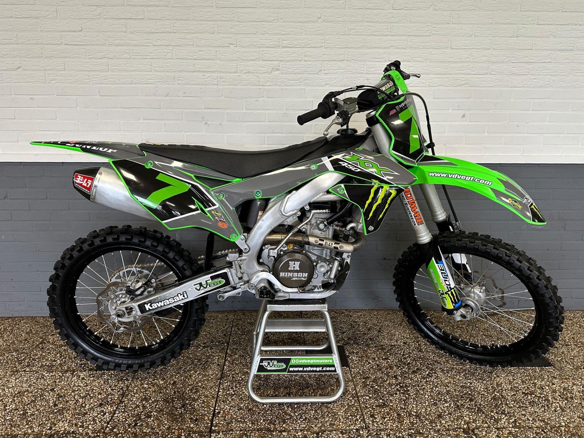 Kawasaki Kawasaki KXF 450 2017, Bedrijf, 449 cc, Crossmotor