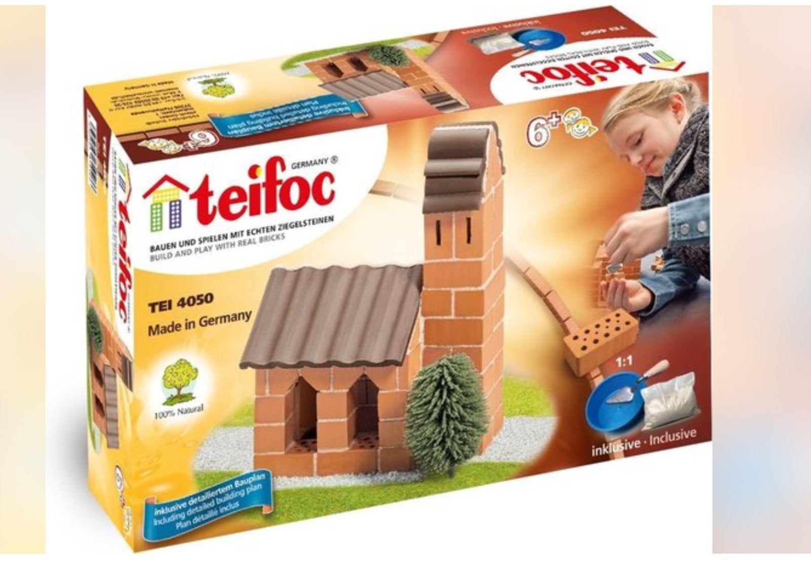 Teifoc Bouwset Kerk -Tei 4050 (windmolen andere advertentie), Ophalen of Verzenden, Gebruikt, Overige merken