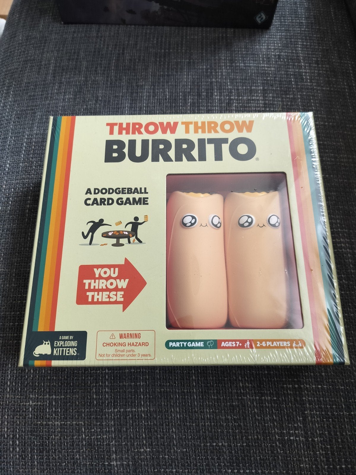 Throw Throw Burrito (Nieuw in doos), Een of twee spelers, Ophalen of Verzenden, Nieuw, Exploding Kittens