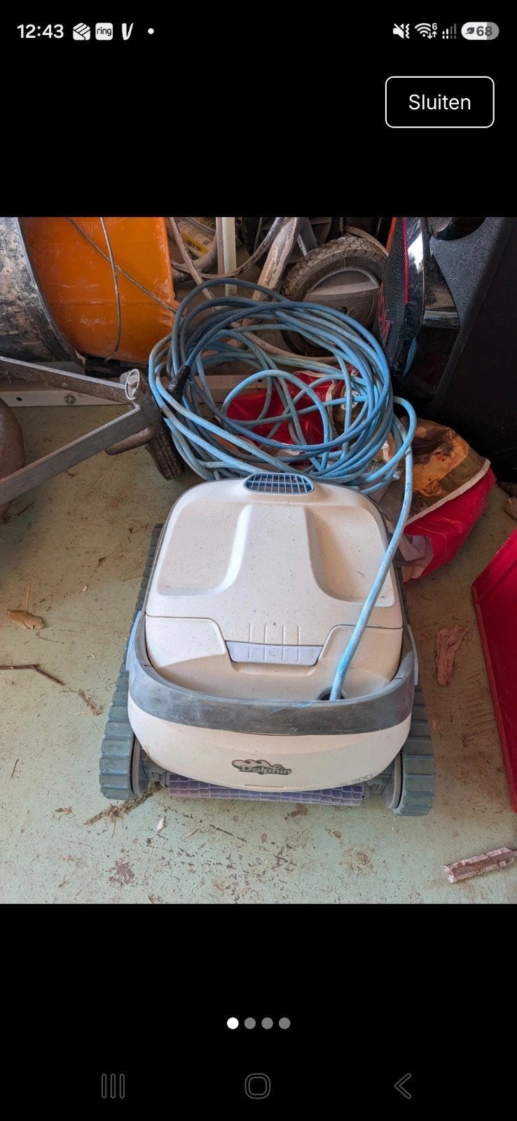 Zwembadrobot Dolphin S200, Ophalen of Verzenden, Gebruikt, Overige typen