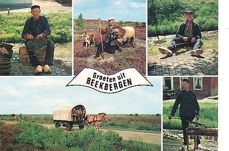 Ansichtkaart 	Beekbergen	5-luik	Boeren, Verzenden, 1980 tot heden, Gelopen, Gelderland