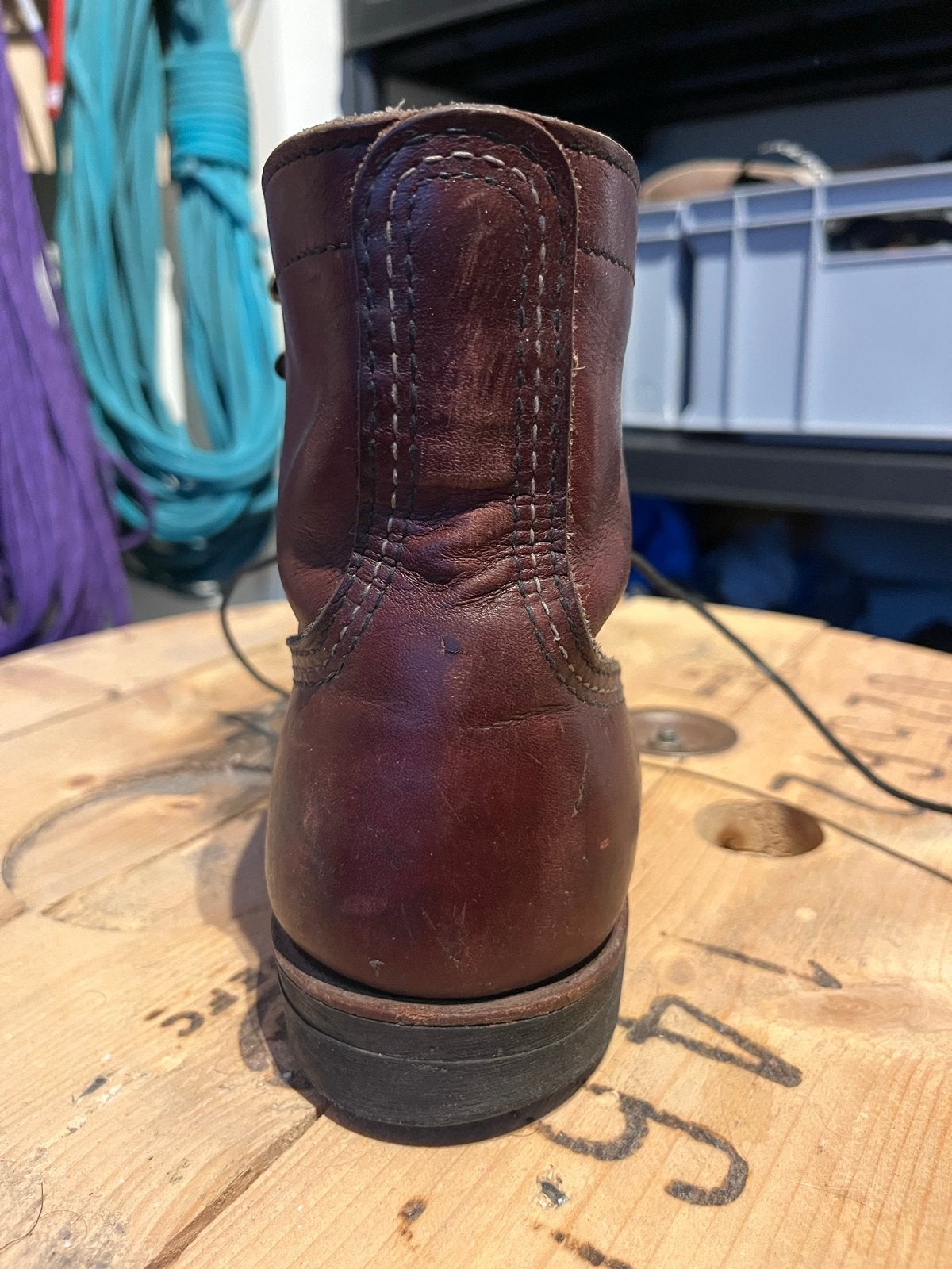 Red Wing Shoes 8119 Iron Ranger Oxblood - Maat 41,5, Overige kleuren, Boots, Ophalen of Verzenden, Gedragen