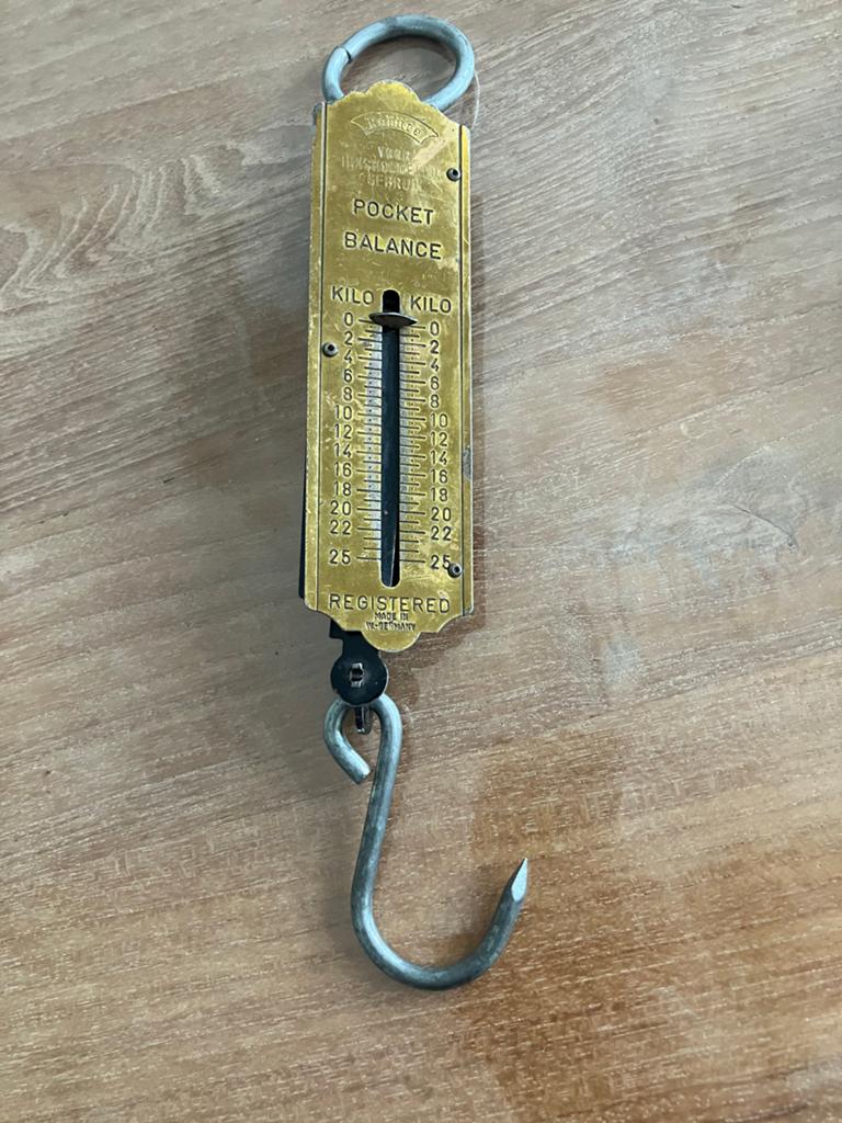 Vintage Pocket Balance Weegschaal - Made in W-Germany, Antiek en Kunst, Ophalen of Verzenden