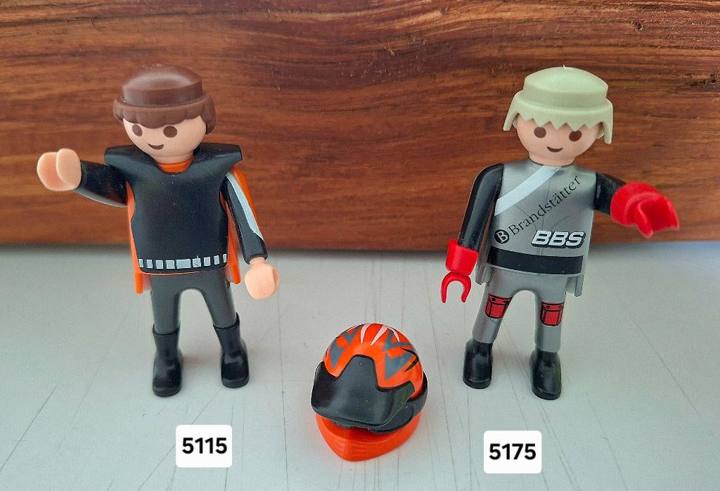 Playmobil Driver & Motorcrosser, Ophalen of Verzenden, Zo goed als nieuw, Groter dan 1:32