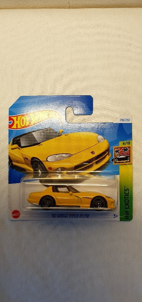 Hot Wheels '92 Dodge Viper RT/10 geel, Ophalen of Verzenden, Nieuw, Auto