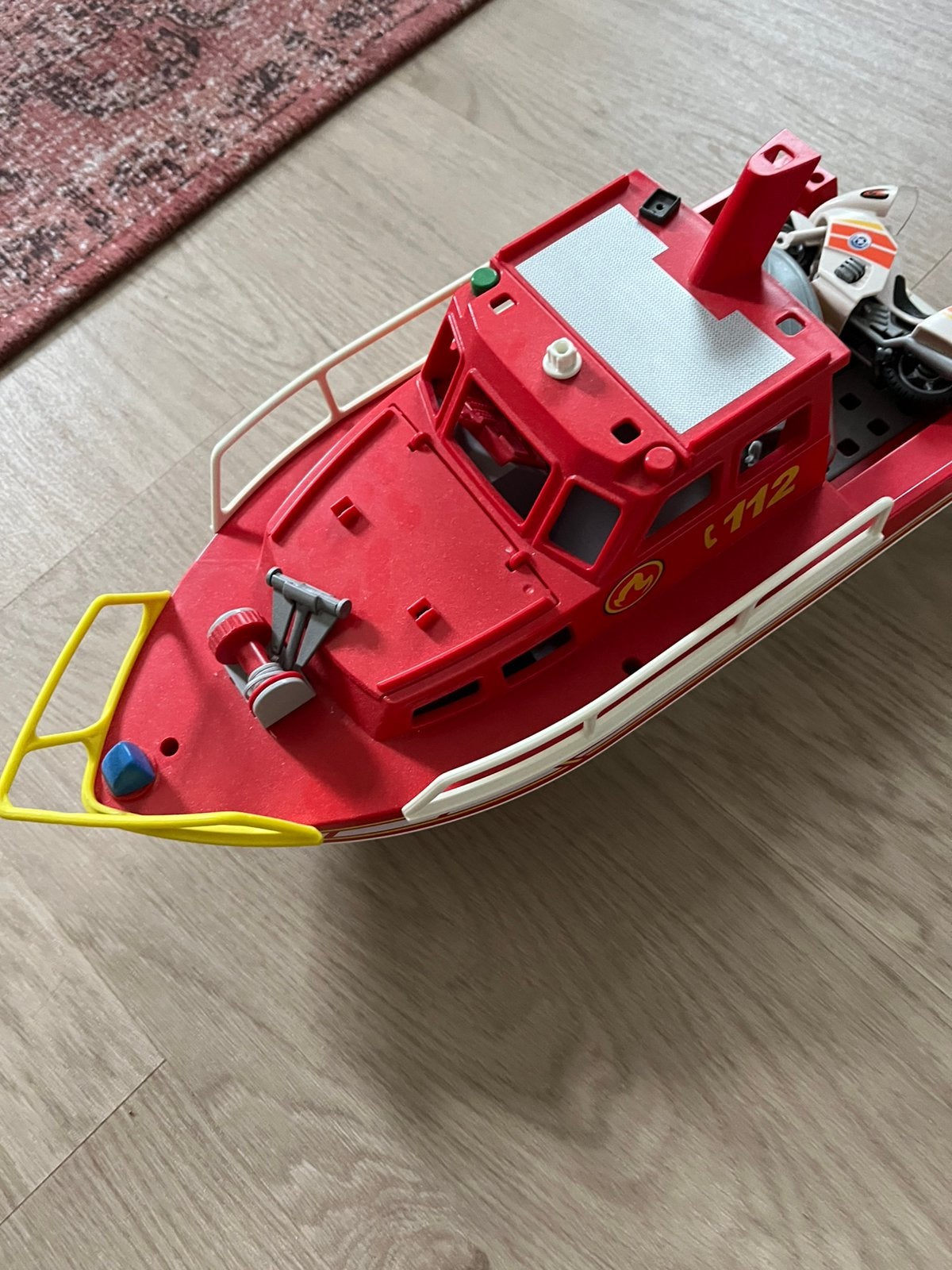 Brandweerboot playmobil, Ophalen of Verzenden, Gebruikt, Overige merken