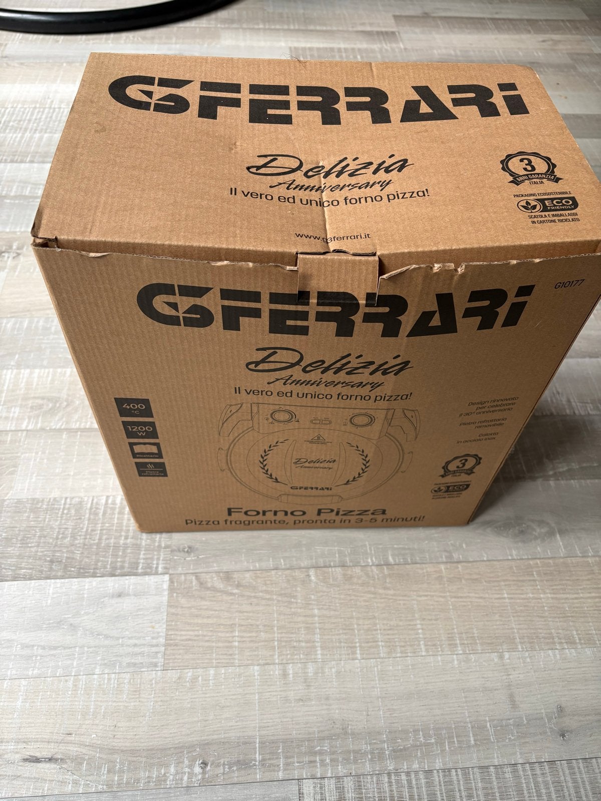 G3 Ferrari Delizia Pizzaoven - Nieuw in doos, Witgoed en Apparatuur, Ovens, Ophalen, Minder dan 45 cm, Overige merken, Pizzaoven
