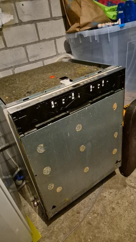 Bosch inbouw vaatwasser, Ophalen, 60 cm of meer, Zo goed als nieuw, Inbouw