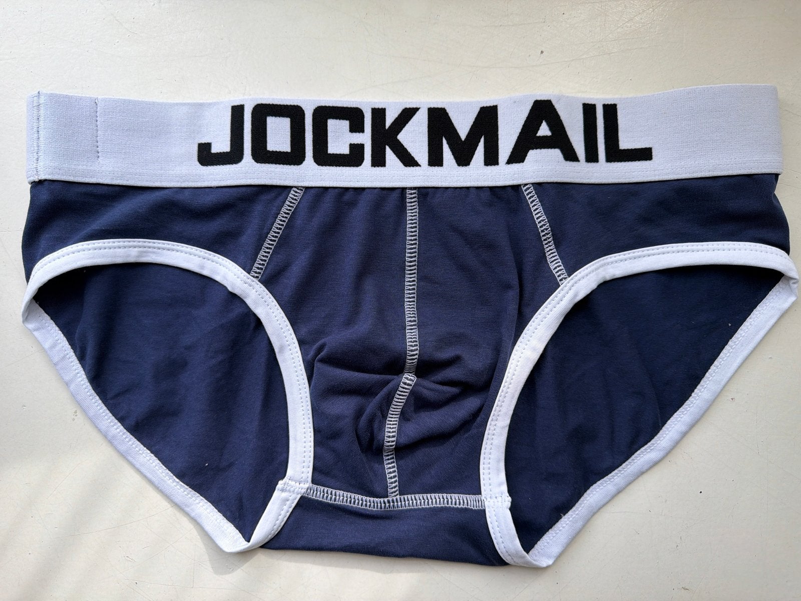 Jockmail Marineblauwe Slip - nieuw, Maat L (M), Kleding | Heren, Ophalen of Verzenden, Blauw, Slip