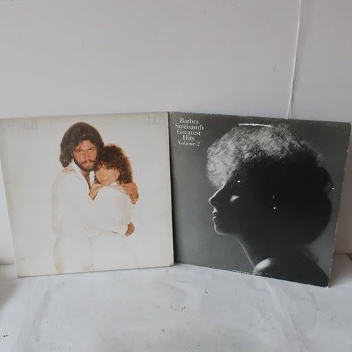 Barbra Streisand Guilty & Greatest Hits 2 vinyl LP plaat SET, Ophalen of Verzenden, Gebruikt, 12 inch