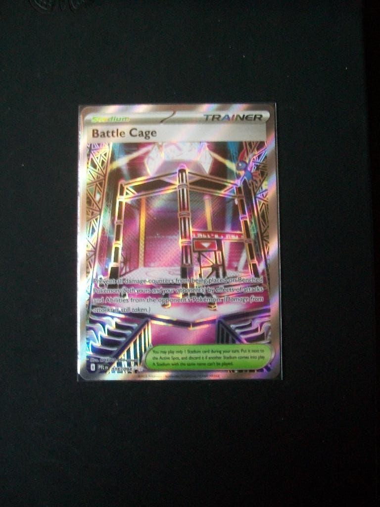9637. Nieuwe Pokemon Kaart Secret  BATTLE CAGE (116/094), Verzenden, Nieuw, Losse kaart, Foil
