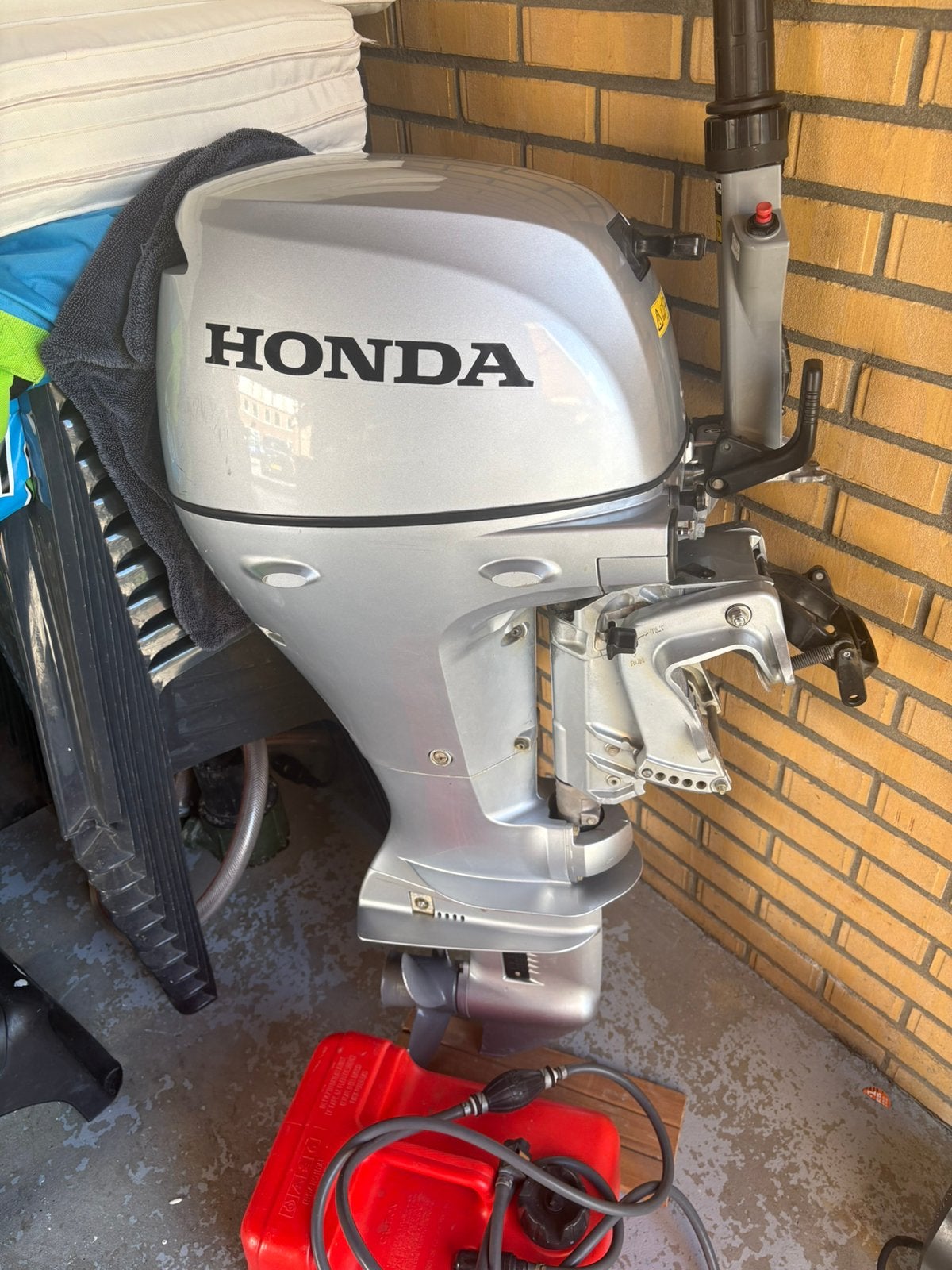 Honda 8pk 4 takt kortstaart, Gebruikt, 5 tot 10 pk, Viertaktmotor, Ophalen of Verzenden
