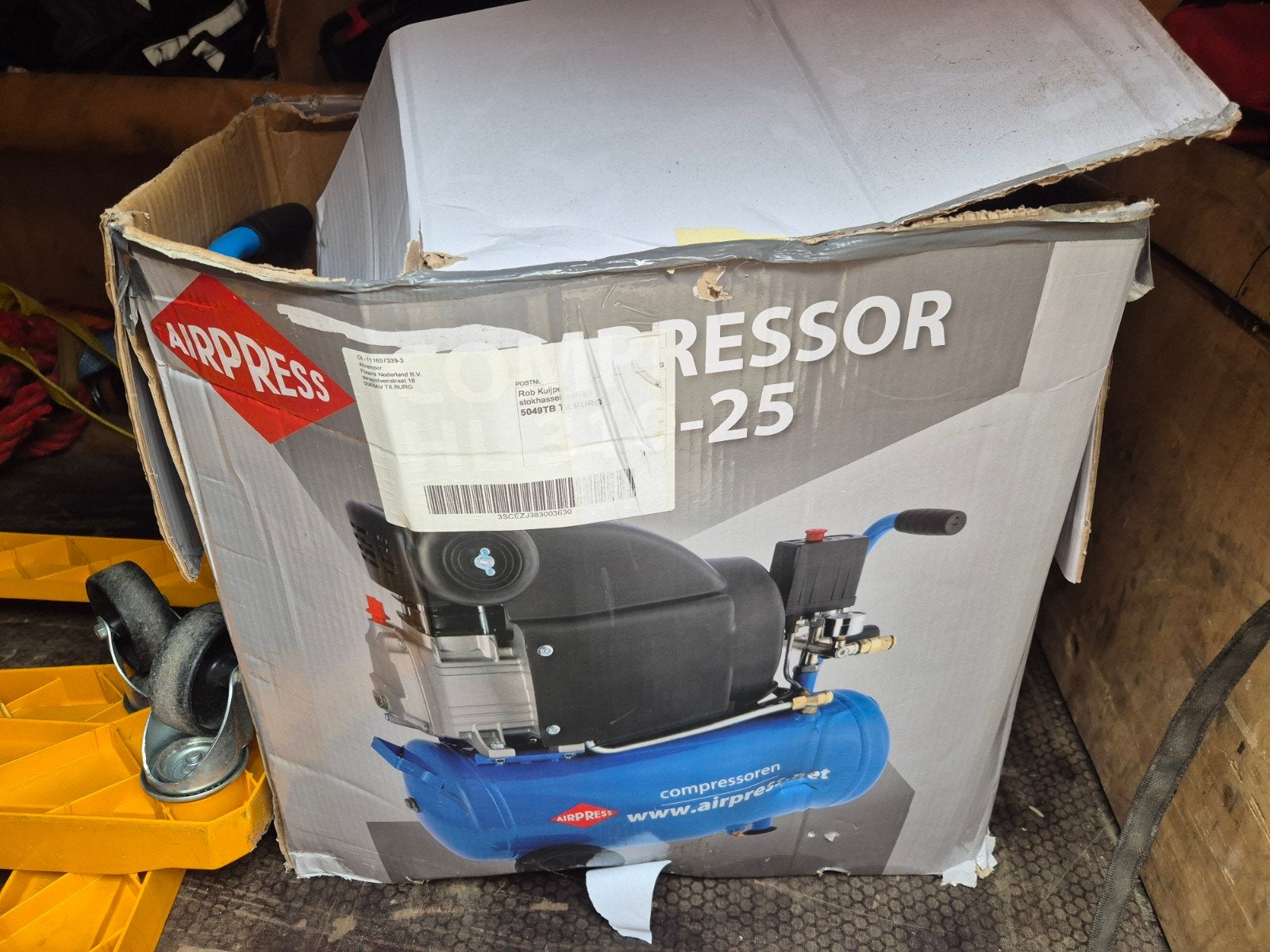 nieuwe compressor nog niet gebruikt, Minder dan 25 liter, Ophalen of Verzenden, Nieuw, Minder dan 200 liter/min