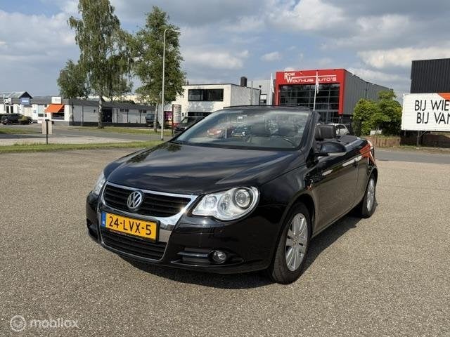 Volkswagen Eos 2.0-16v FSI, Voorwielaandrijving, Gebruikt, Zwart, 4 cilinders