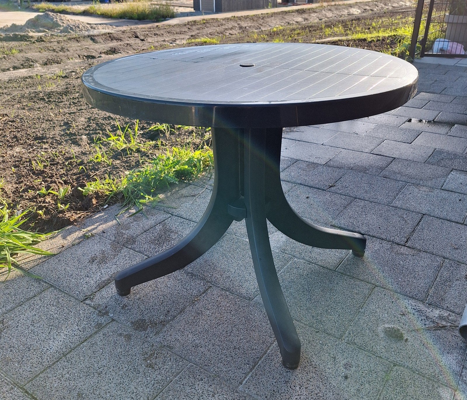 Tuintafel rond 90cm, Ophalen, Gebruikt, Rond