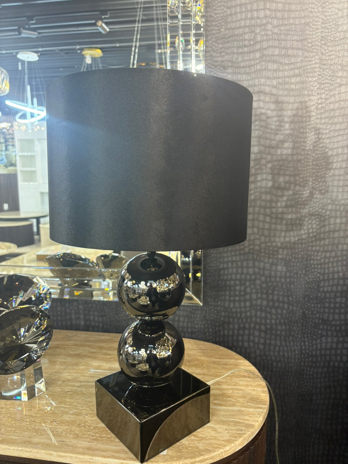 Smoke tafellamp zwart nachtlamp eric kuster style nieuw, Overige materialen, Overige merken, Nachtlamp, Zwart