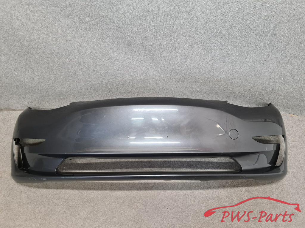 TESLA MODEL 3 III VOORBUMPER GEEN OPTIES ORIGINEEL, Gebruikt, -, Voor, -