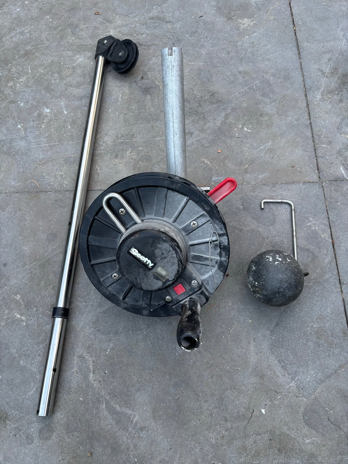 Scotty down deep rigger, Ophalen, Overige typen