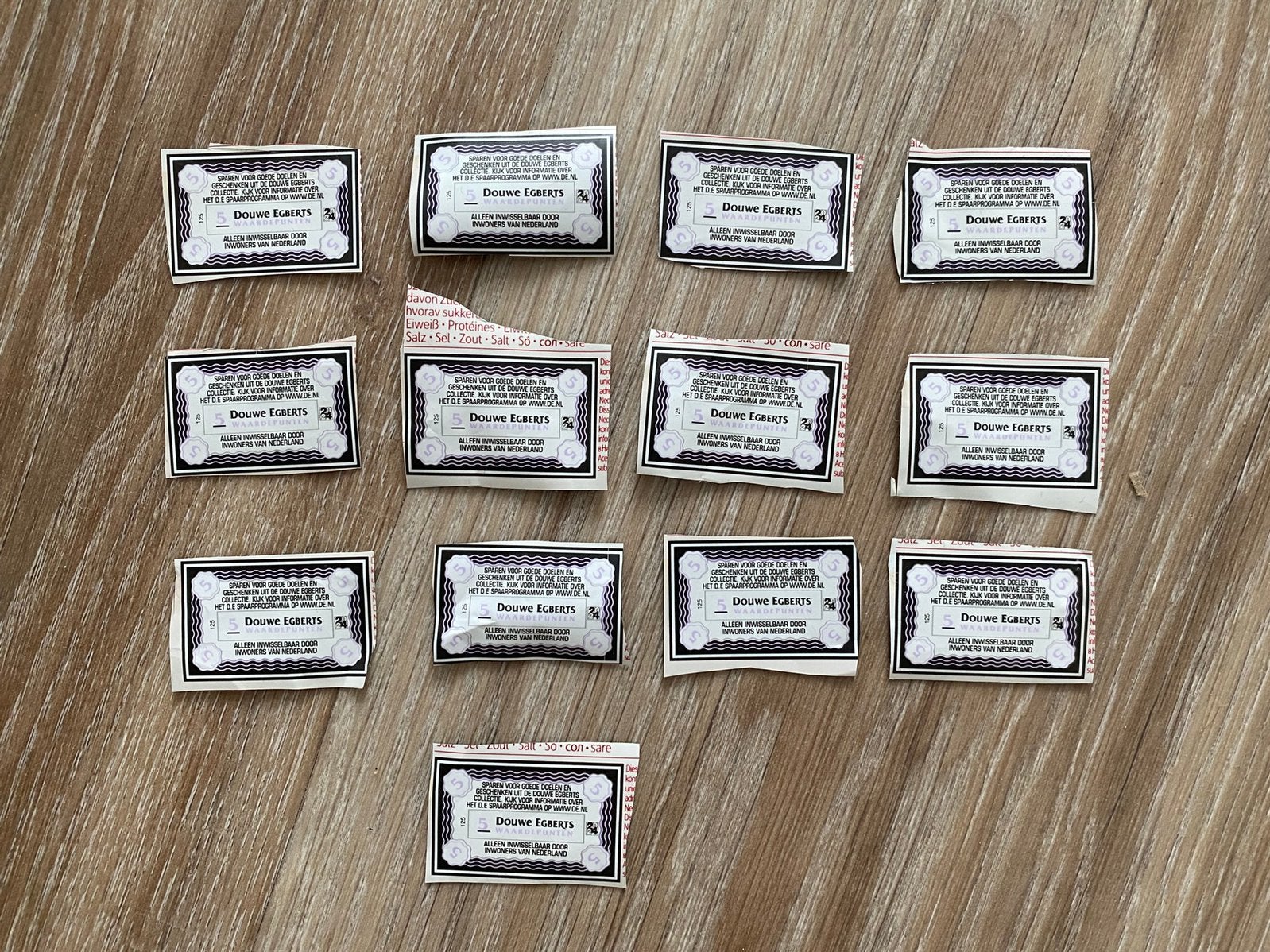 50x Douwe Egberts Spaarpunten, Ophalen of Verzenden, Koffie of Thee, Zegels, Bonnen of Punten
