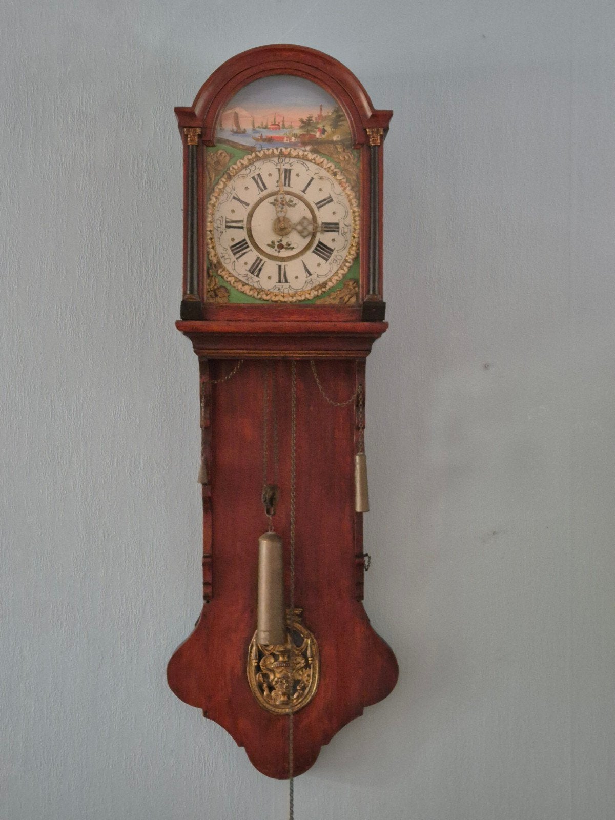 Originele Friese Staartklok +/- 1880, Ophalen of Verzenden